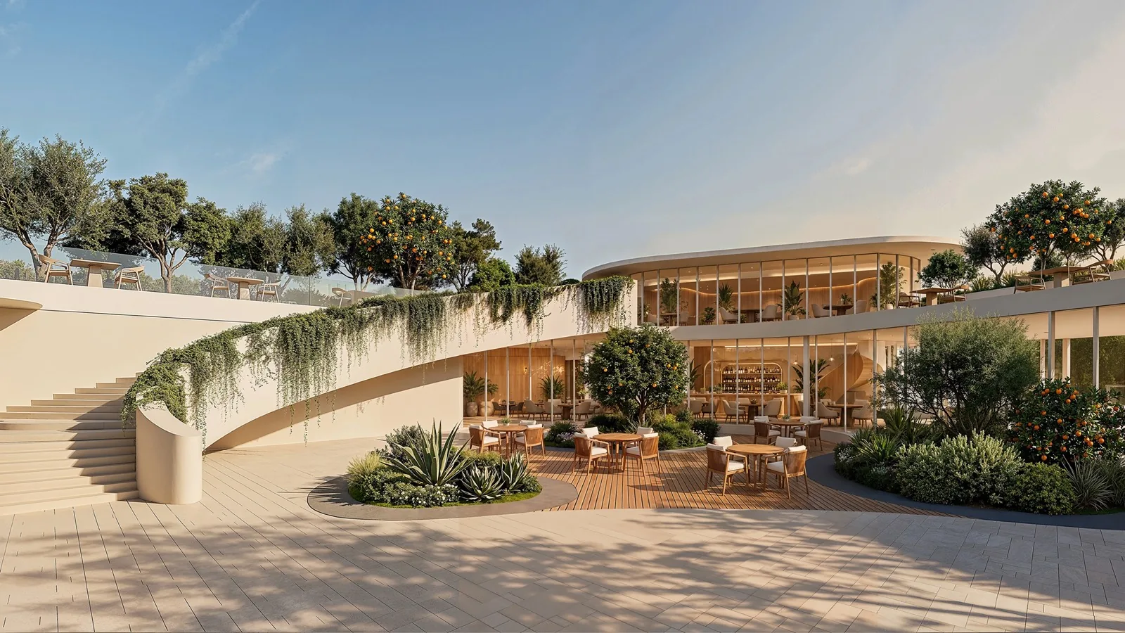 Café living at Arancia Yards